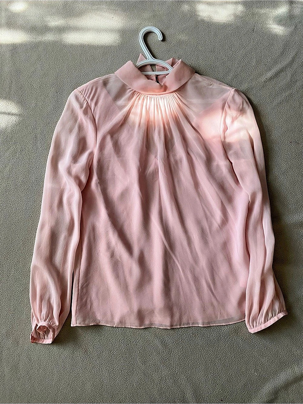 Ted Baker Pink High Neck Blouse Like New